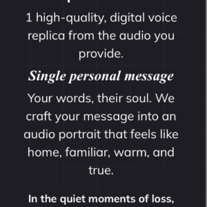 1 voice recording